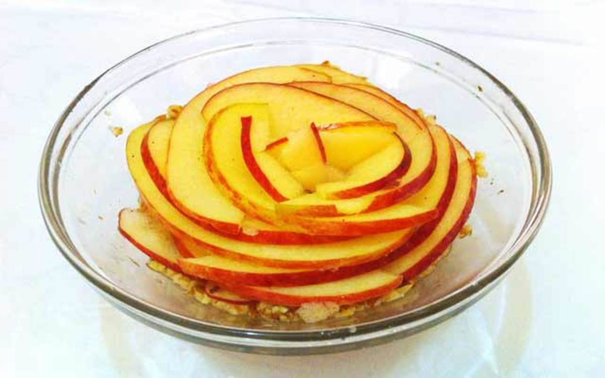 Receta De Pudin De Manzana Sin Horno