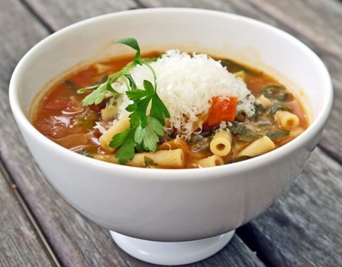 Receta De Sopa Minestrone