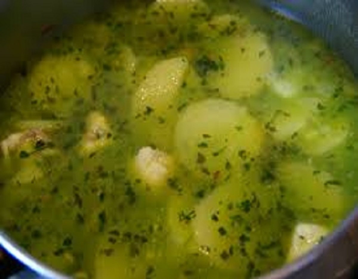 Receta De Patatas En Salsa Verde