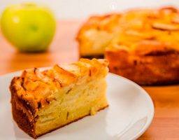 Torta de manzana casera