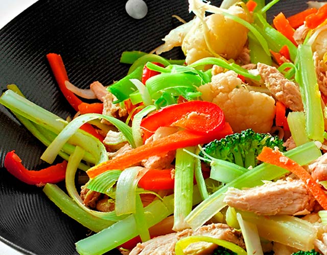 verduras salteadas estilo chino
