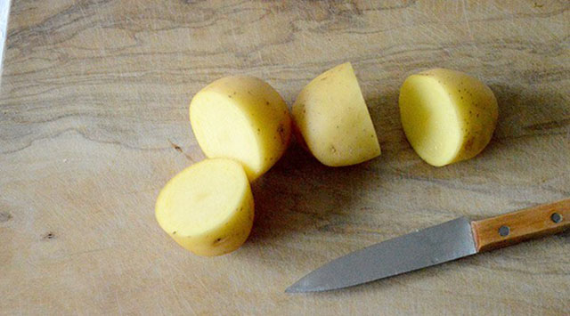 patatas en el microondas
