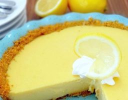 Tarta de limón y galleta
