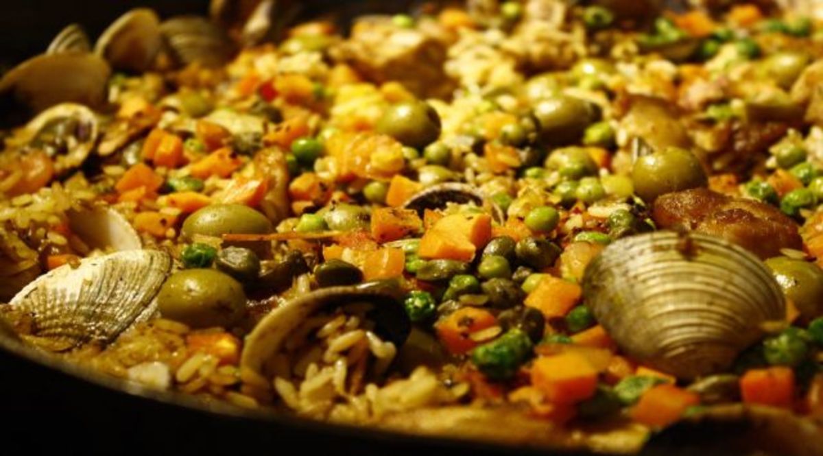 Receta de Paella de marisco