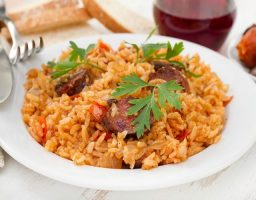 Arroz con chorizo