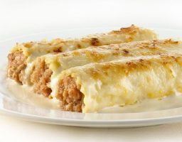 Canelones de pollo
