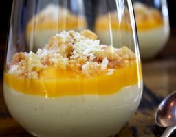 Mousse de Chocolate Blanco y Limón
