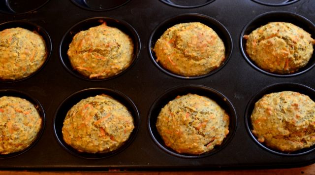 Muffins de Zanahoria y Almendras