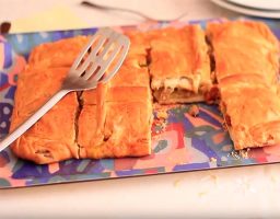 Empanada gallega de bonito y pimientos