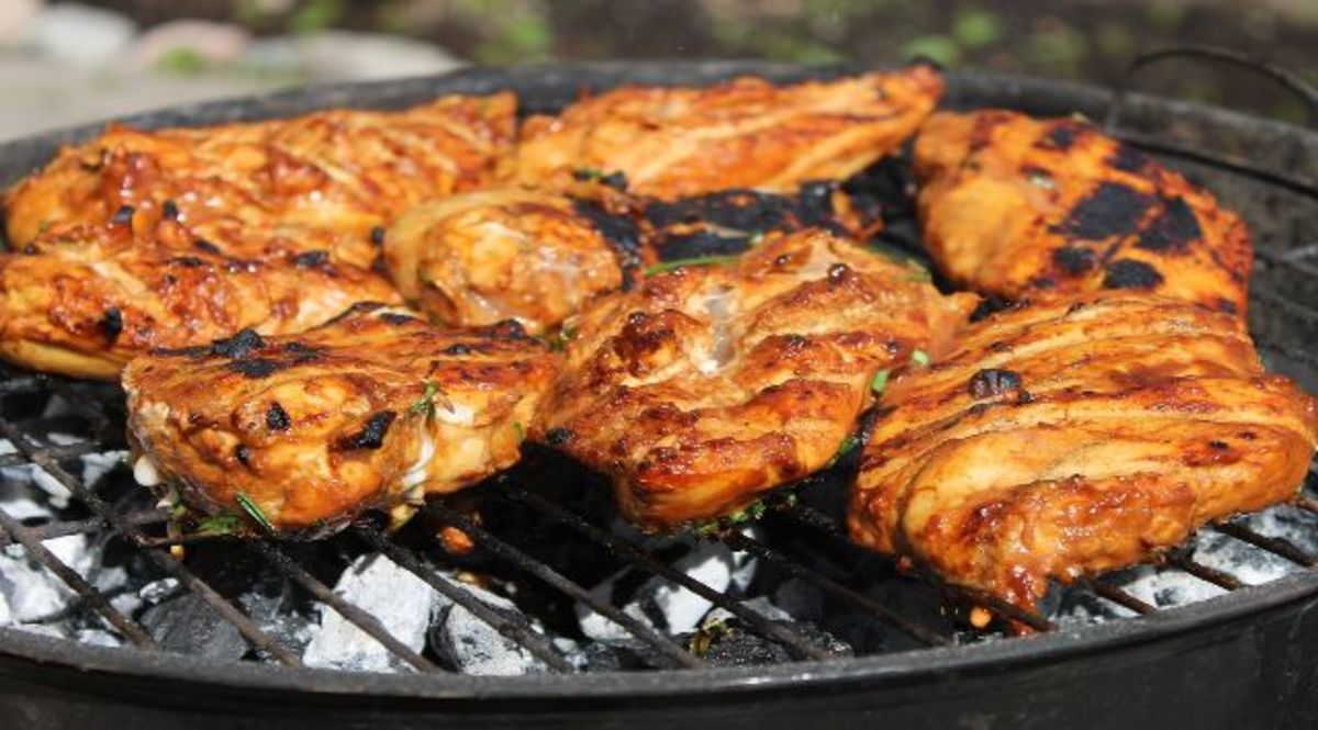 Receta de Pollo al Carbón