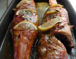 Salmonetes al Horno