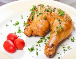Cuartos de pollo al horno