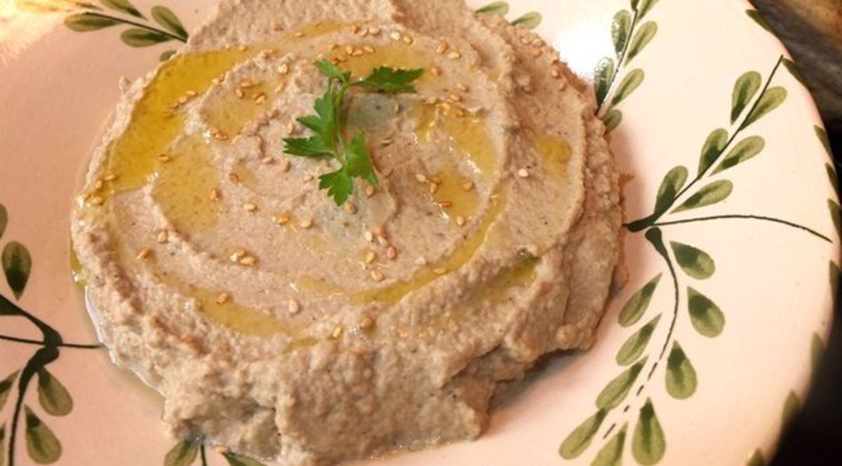 Receta de Hummus de berenjena