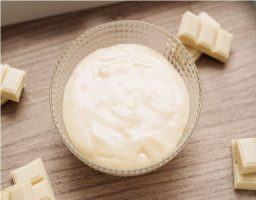 ganache de chocolate blanco
