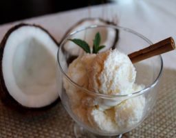 Helado de coco