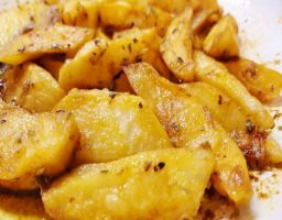 Patatas fritas al microondas