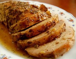 Magret de pato con salsa de miel