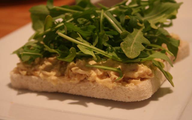 Sándwich vegetal