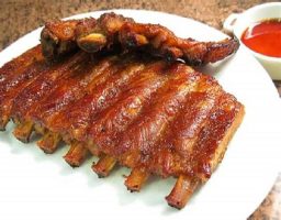 Costillas a la miel