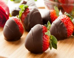 Fresas con chocolate