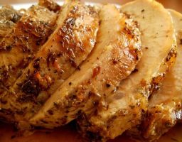 Lomo de cerdo asado