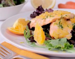 salmón a la naranja