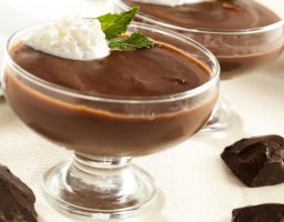 Natillas de chocolate