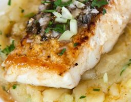 bacalao con manzana