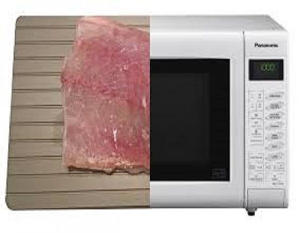 Descongelar la carne en el microondas