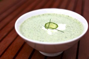 crema de pepino