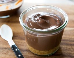 Pudín casero de Chocolate
