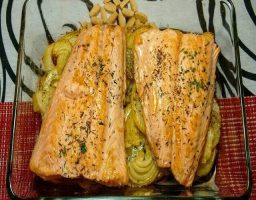 Salmón al horno