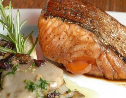 Salmón a la plancha