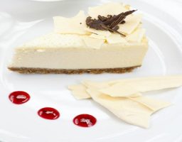 Tarta de chocolate blanco