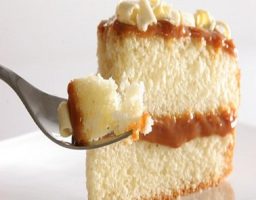 Delicioso pastel de vainilla