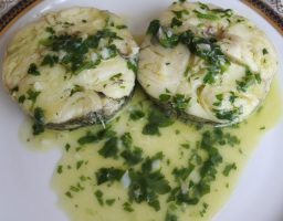 Merluza en salsa