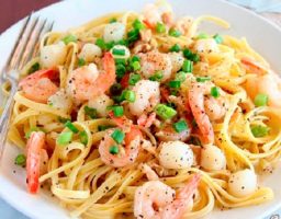 Pasta con mariscos