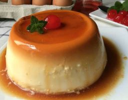 Flan de queso mascarpone