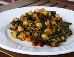 Garbanzos con espinacas