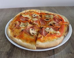 pizza de champiñones