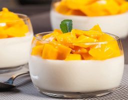 Panacota de mango