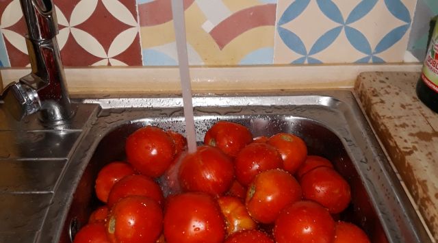 Tomates asados a la italiana