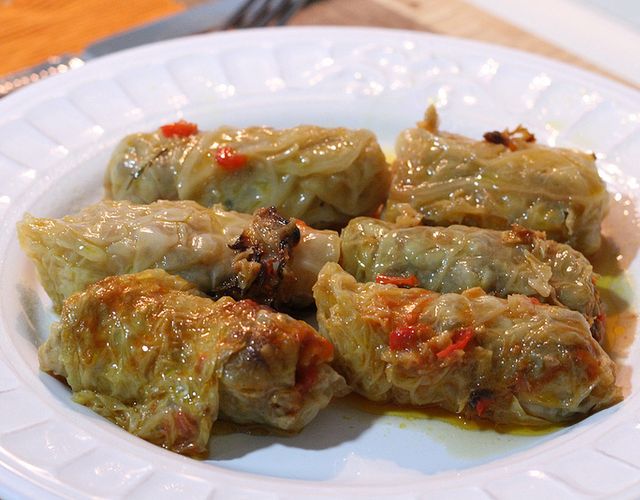 Receta de Rollitos de carne y repollo o Sarmale