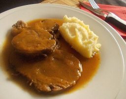 Redondo de ternera en salsa