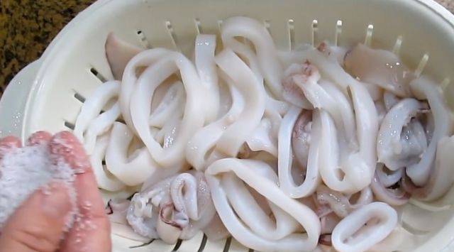 Calamares rellenos de carne