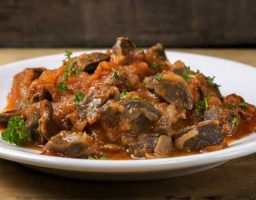 Mollejas de pollo en salsa