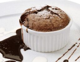 Soufflé de chocolate