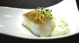 Bacalao confitado al microondas