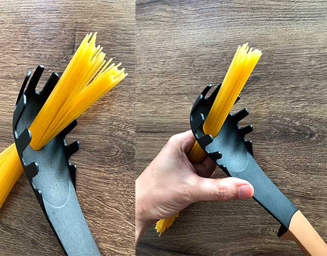 Conjugado Costoso Lingüística Para qué sirve el agujero de la cuchara de espaguetis?