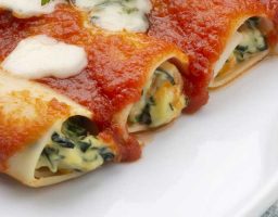 Canelones de verduras